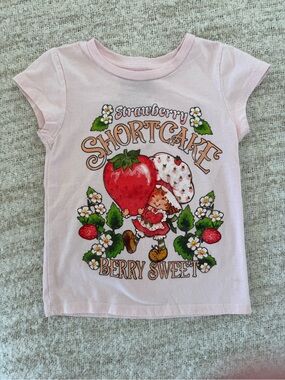 Retro inspired Strawberry Shortcake T-shirt, Girls size 4